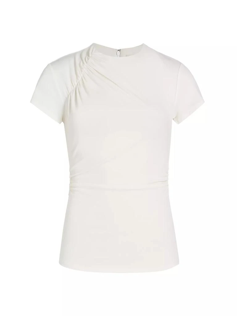 Cinq à Sept Kylen Ruched Jersey T-Shirt 1