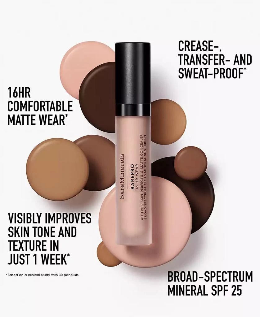BareMinerals barePro 16HR All Over Skin-Perfecting Matte Concealer Mineral SPF 25 4