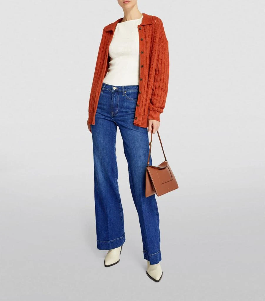 7 For All Mankind Modern Dojo High-Rise Flared Jeans 2
