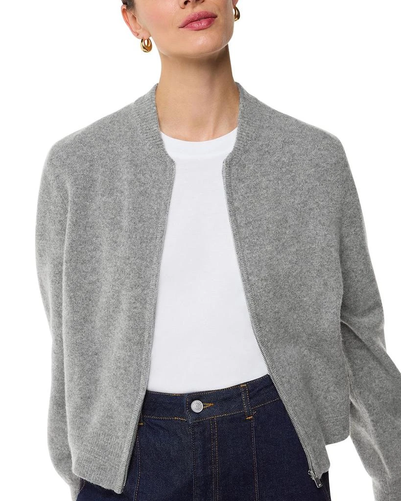 Whistles Wool Knit Bomber Jacket 4