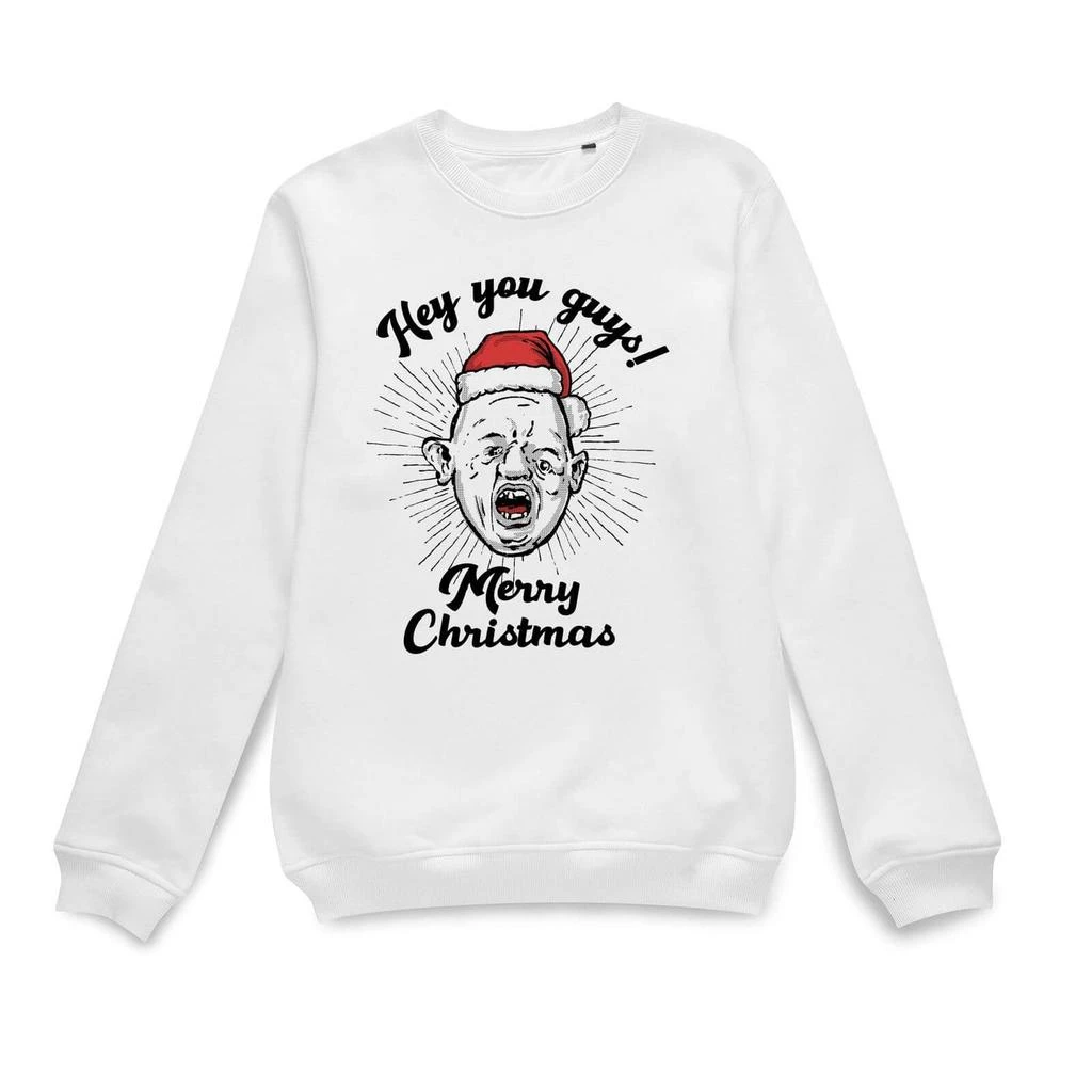 Original Hero The Goonies HO! HO! HO! You Guys! Christmas Jumper - White 1