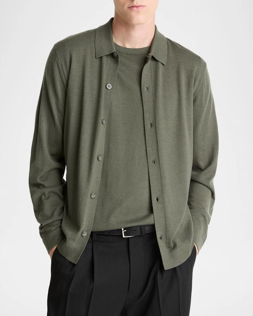 Vince Men
s Cashmere Knit Ribbed-Trim Cardigan 3