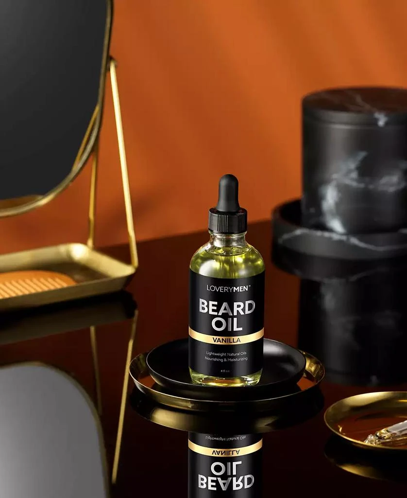 Lovery LoveryMen Nourishing Vanilla-Scented Beard Oil, 4 oz. 5