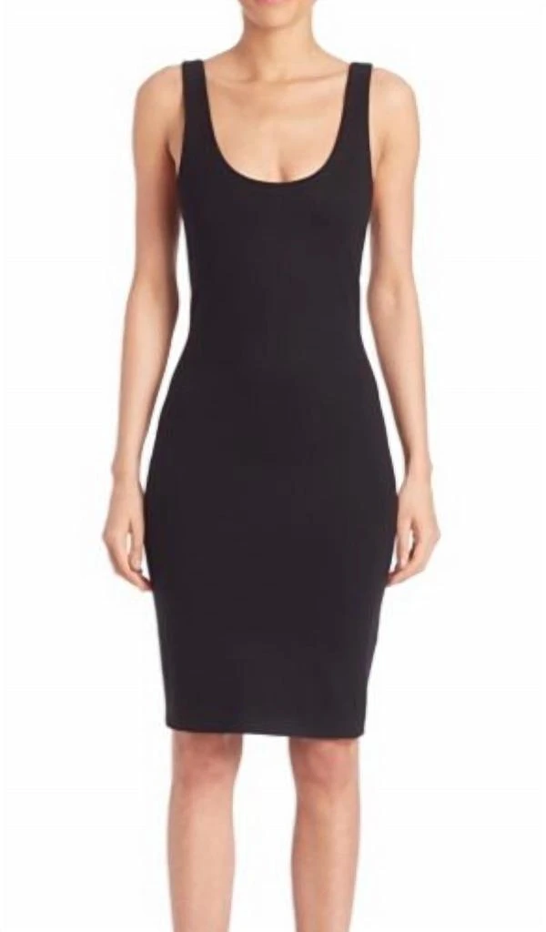 L'Agence Roxanne Tank Dress In Black 1