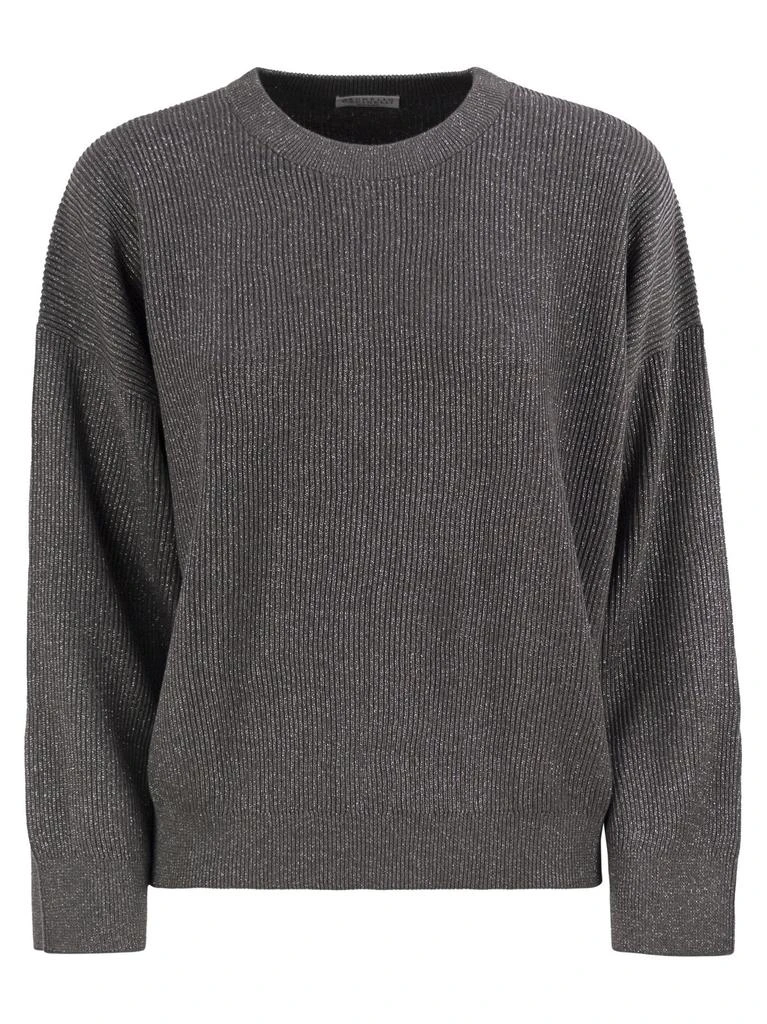 Brunello Cucinelli Brunello Cucinelli Long-Sleeved Crewneck Jumper from Cettire