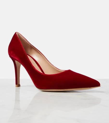 Gianvito Rossi Gianvito 85 velvet pumps 5