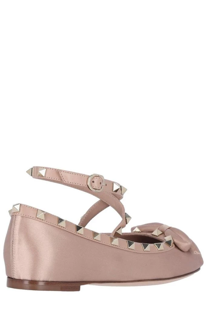 Valentino Valentino Garavani Rockstud Bow Detailed Ballerina Shoes 3