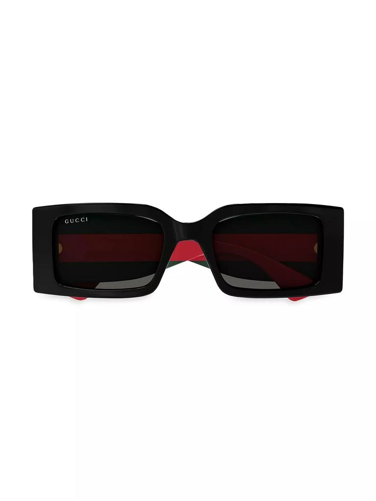 Gucci New Pop Web 52MM Rectangular Sunglasses 3