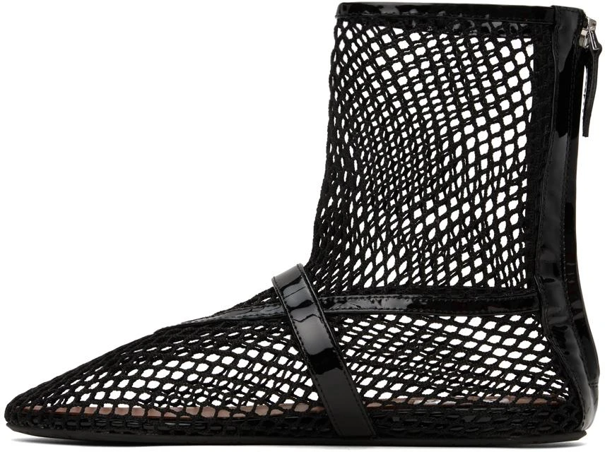 Alaïa Black Fishnet High Boots 3
