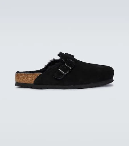 Birkenstock Boston suede clogs 1