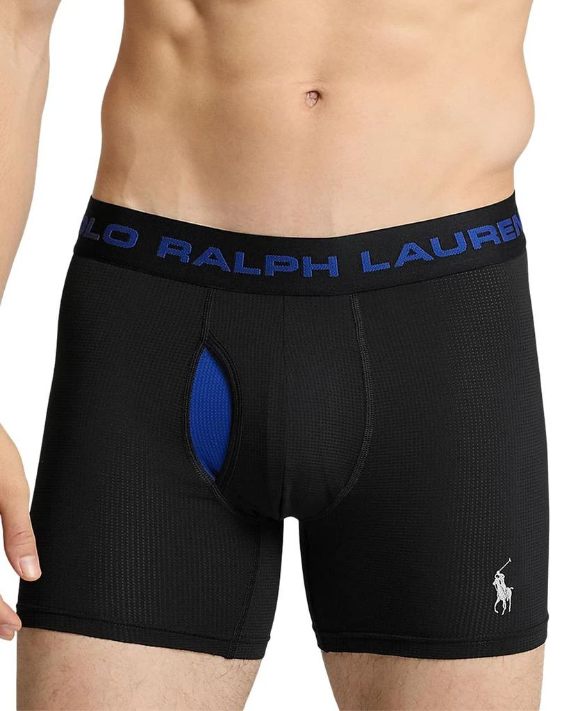 Ralph Lauren Nylon Stretch Moisture Wicking Boxer Briefs, Pack of 3 6