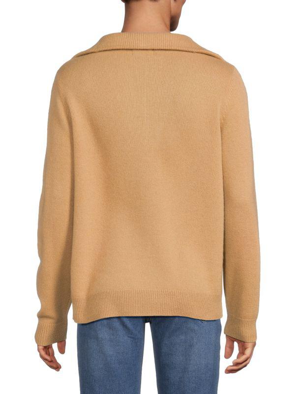 Magaschoni Cashmere Zip-Up Pullover