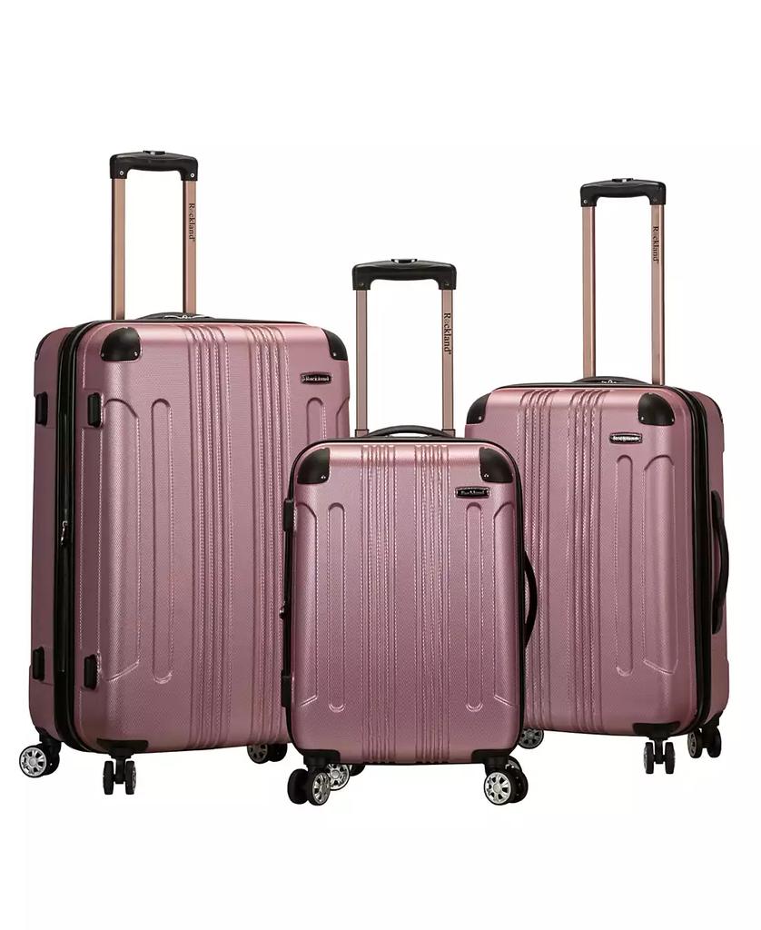 Rockland Sonic 3-Pc. Hardside Luggage Set