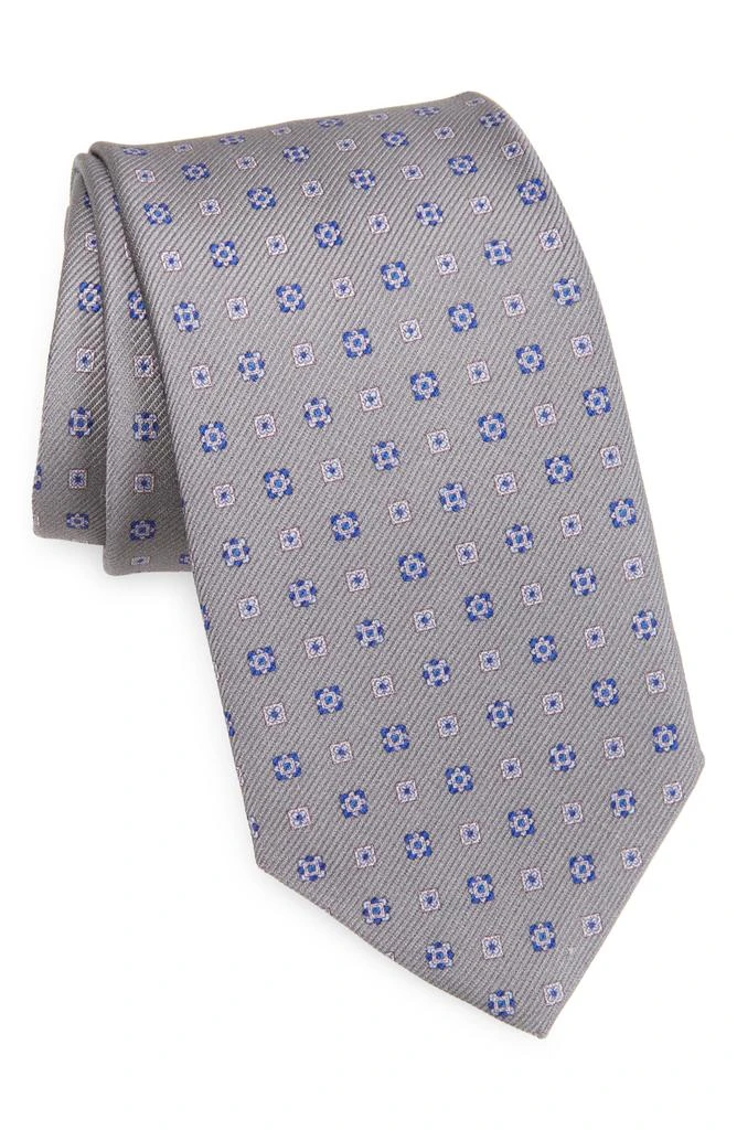 David Donahue Neat Silk Tie 1