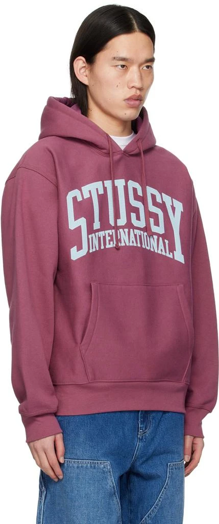 STUSSY Pink 'International' Hoodie 2