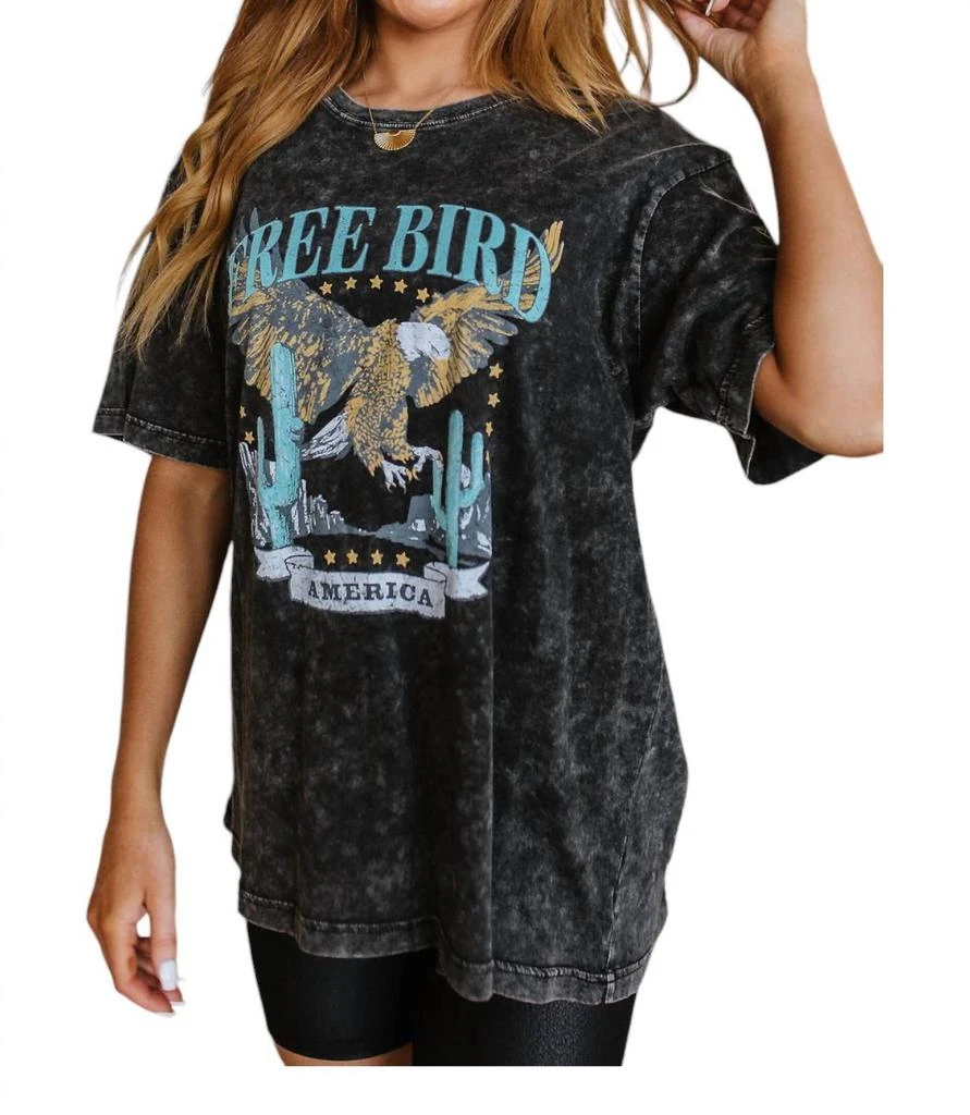 Zutter Free Bird Graphic T-Shirt 1