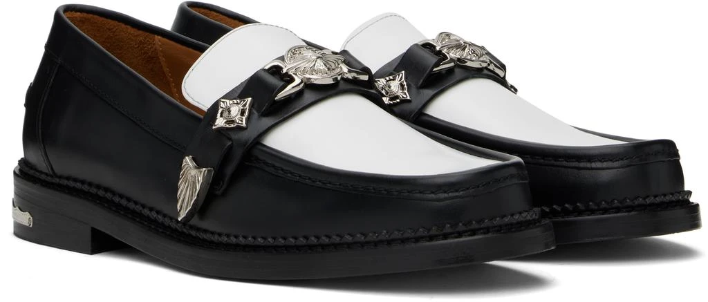 Toga Virilis SSENSE Exclusive Black & White Loafers 4