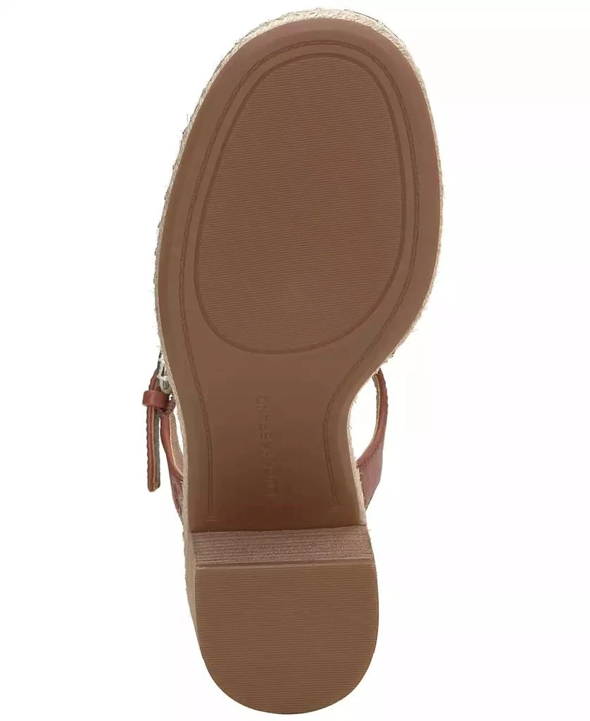 Lucky Brand Women's Jennyl Block-Heel Espadrille Sandals 5
