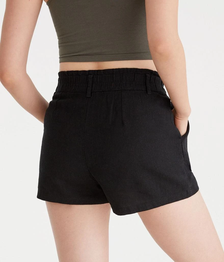 Aeropostale High-Rise Linen Shorts 2