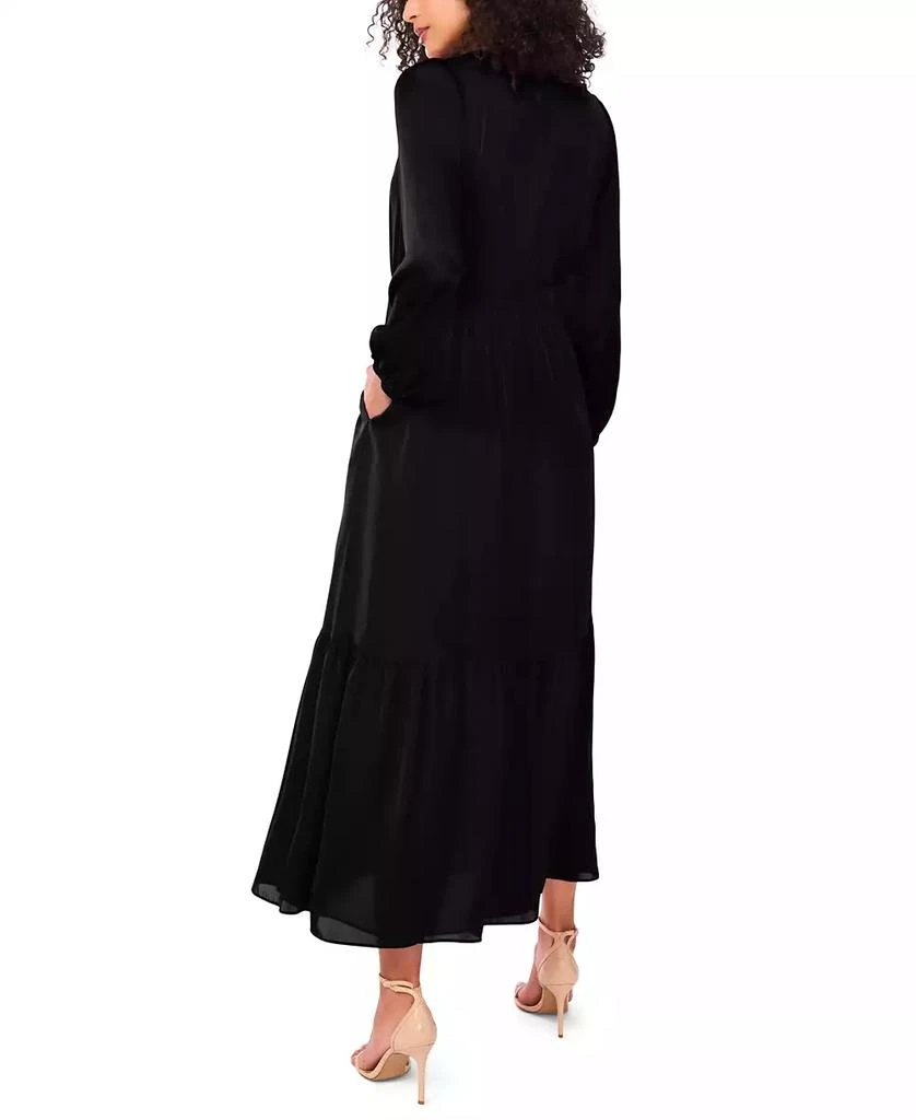 1. State Women's Drawstring-Waist Button-Front Maxi Dress 3