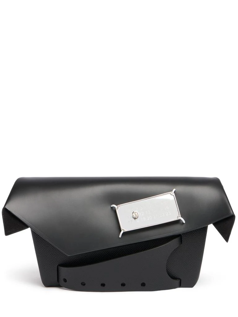MAISON MARGIELA Small Classique Snatched Leather Clutch 1