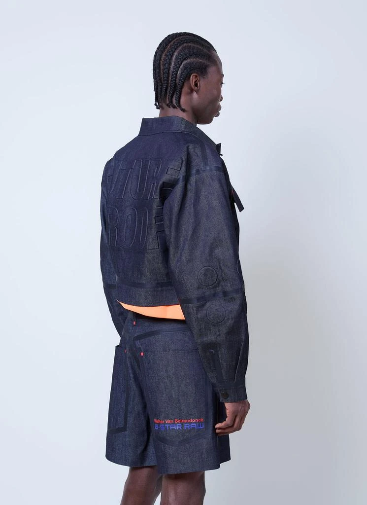 Walter Van Beirendonck Walter Van Beirendonck Embossed Denim Blazer 4