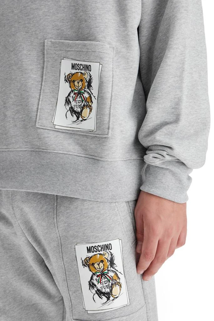 Moschino hooded teddy bear sweatshirt 4