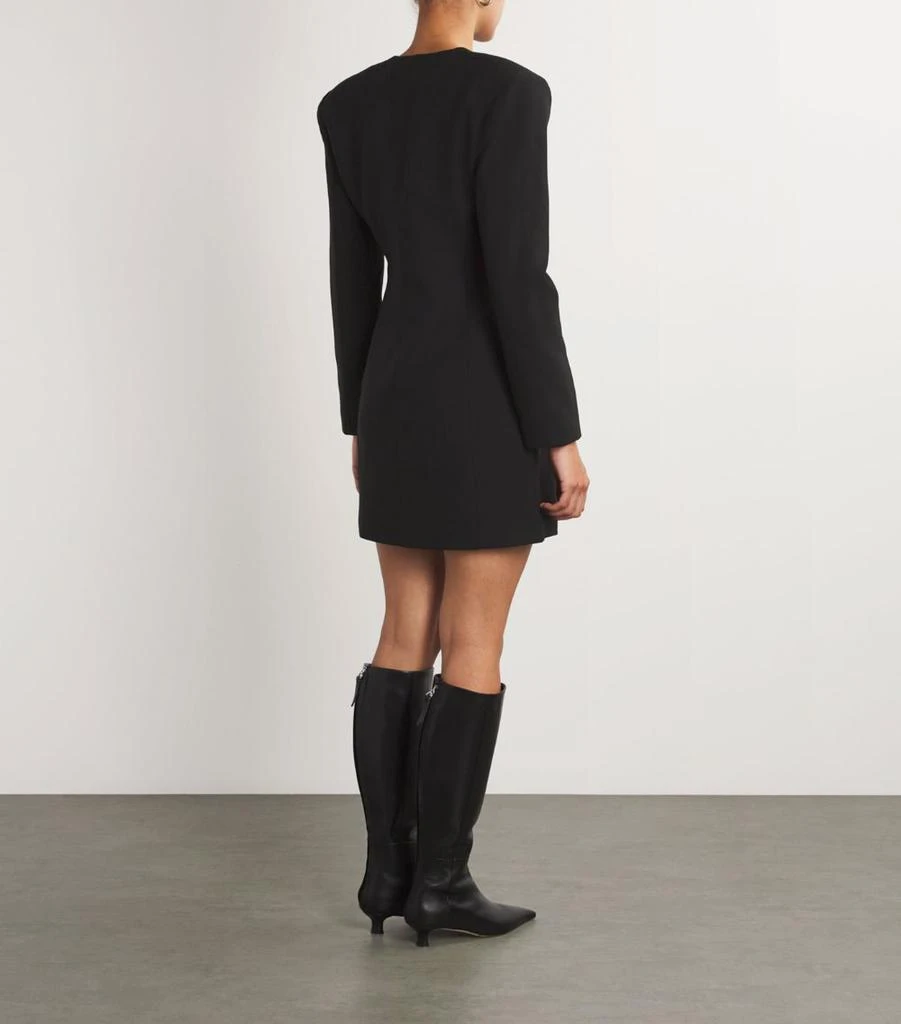 AEXAE Wool Contour Mini Dress 3