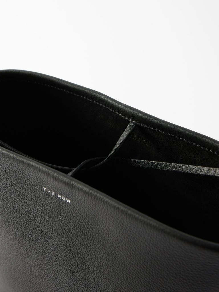 The Row Small N/S Park grained-leather shoulder bag 3