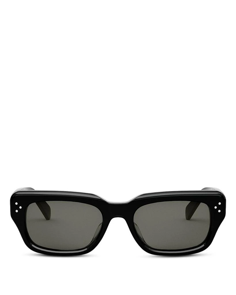 Celine Bold 3 Dots Rectangular Sunglasses, 54mm 2