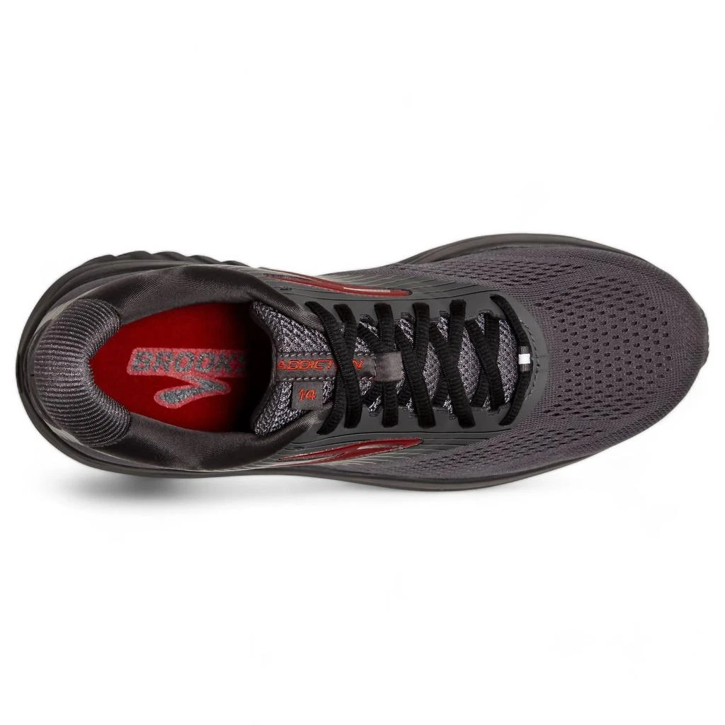 Brooks Men's Addiction 14 Running Shoes - 2E Width In Black/blackened Pearl/samba 5