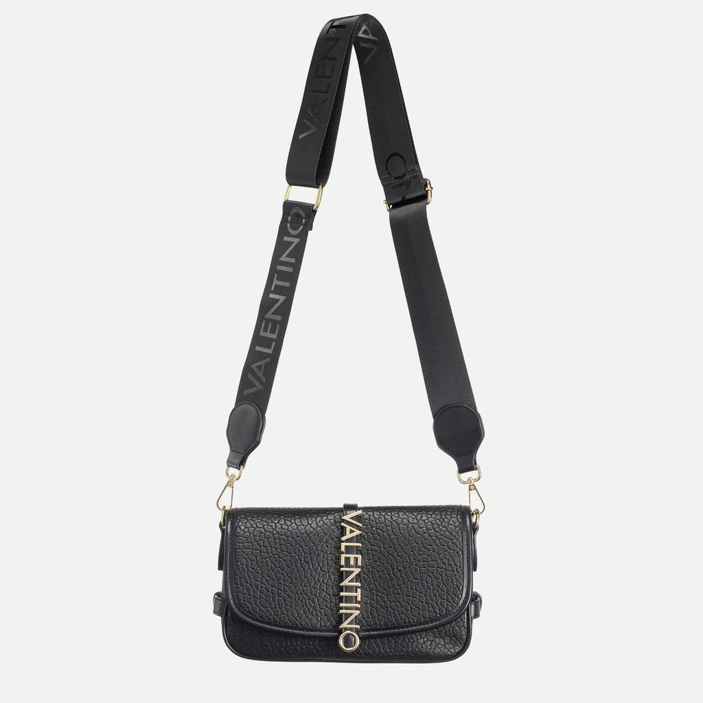 Valentino Valentino Zeno Faux Leather Croc-Effect Flap Bag 4