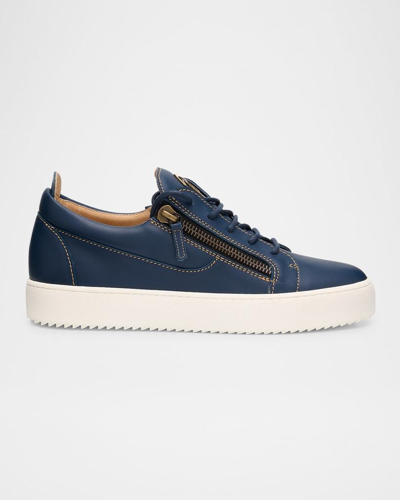 Giuseppe Zanotti Men's Maylondon Leather Low-Top Sneakers