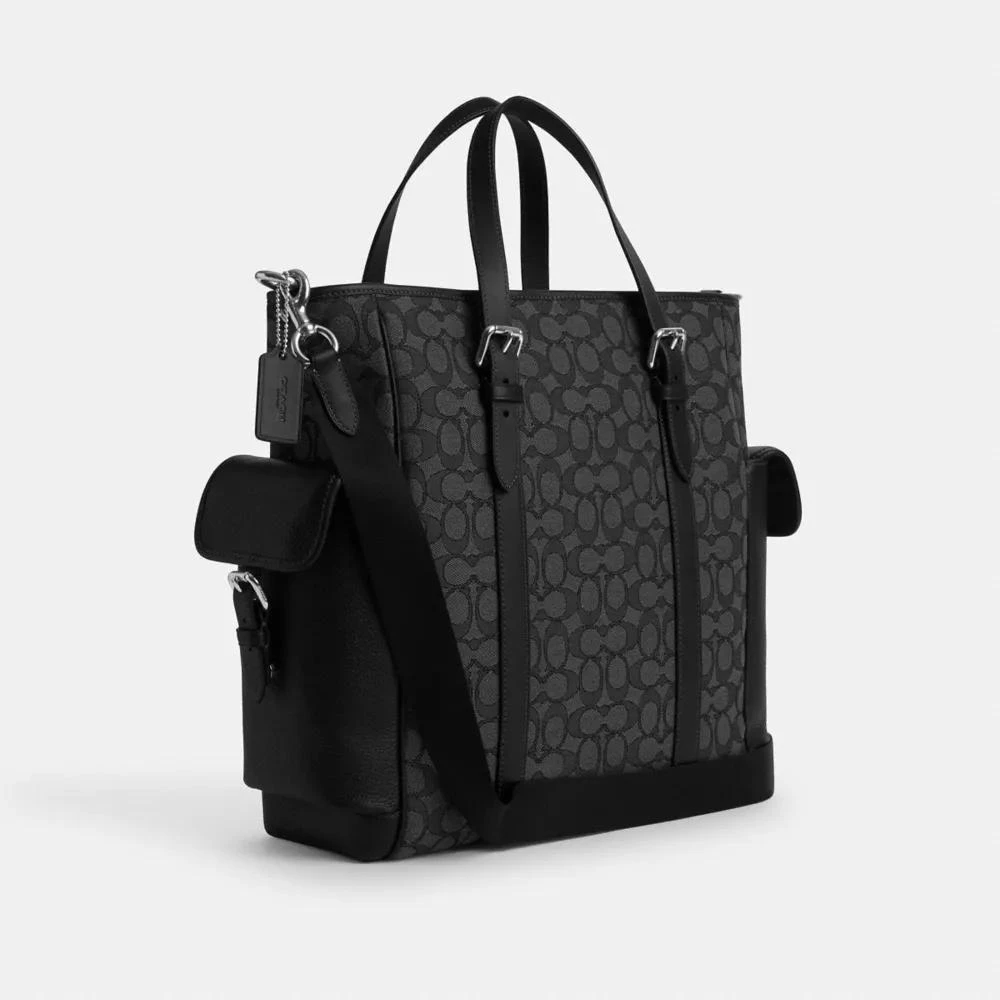 Coach Sprint Tote In Signature Jacquard 4