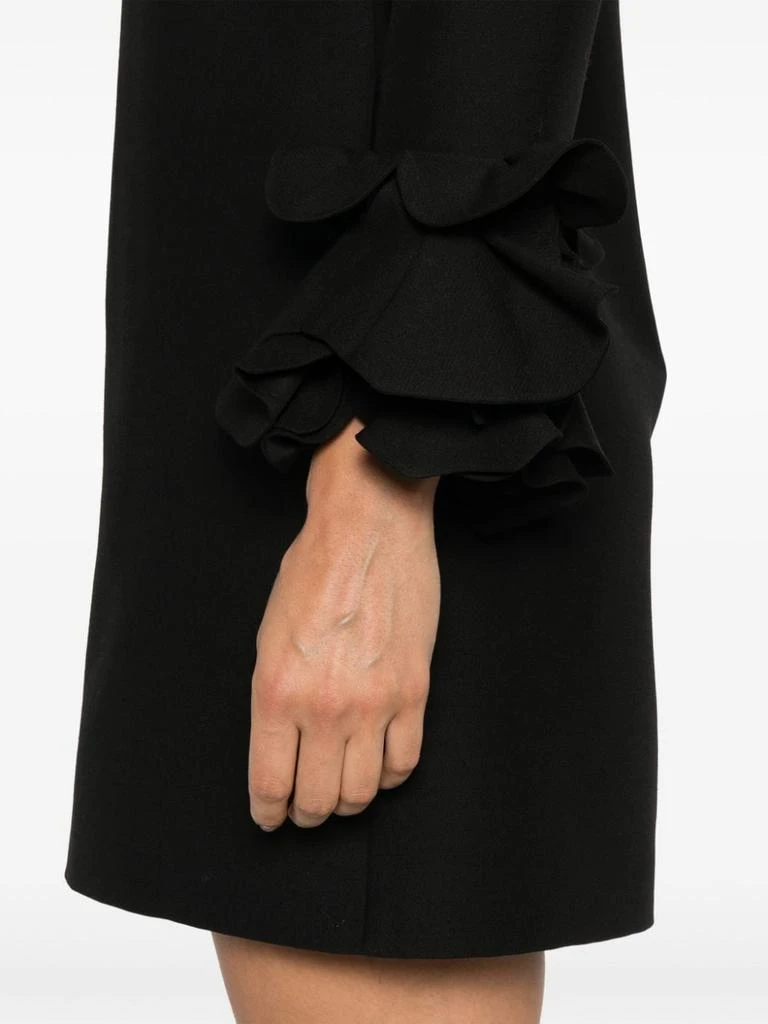 Valentino VALENTINO - Wool And Silk Blend Embroidered Dress 4