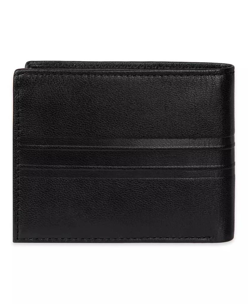 Tommy Hilfiger Men's RFID Stripe Embossed Bifold Traveler Wallet 3