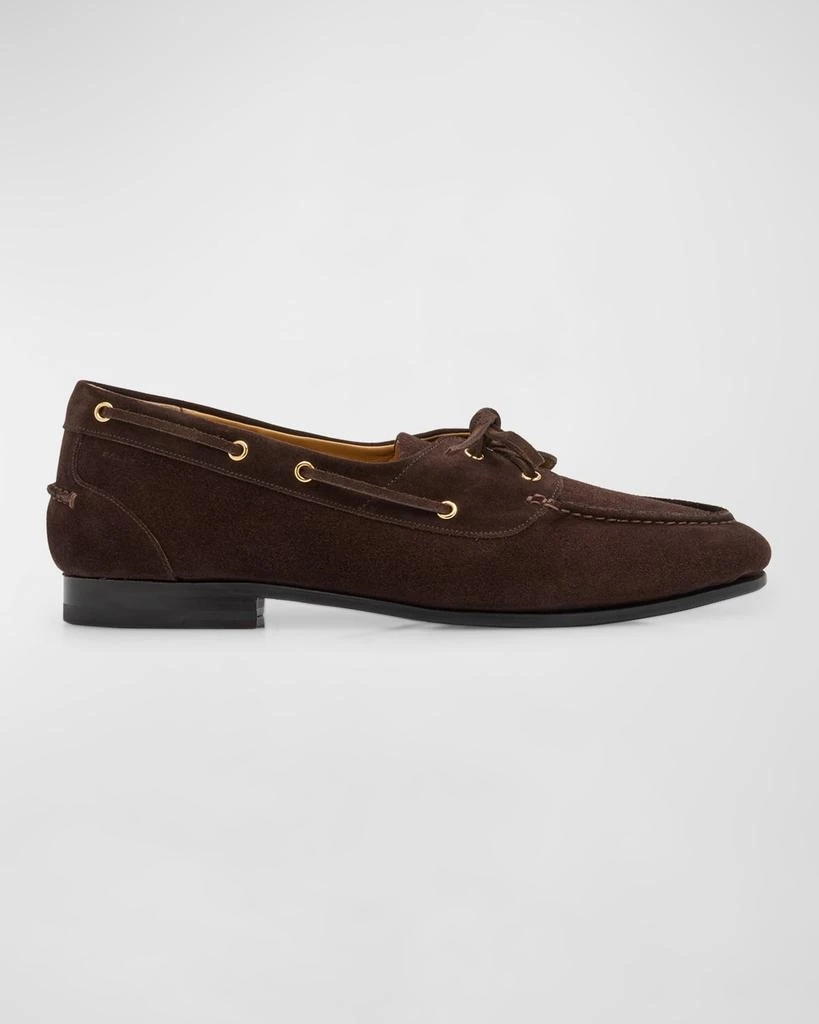 Bally Men's Plume Leather Boat Shoes 1