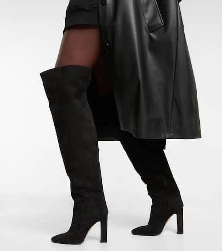 Aquazzura Joplin suede over-the-knee boots 4
