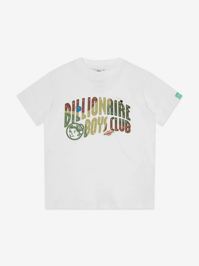 Billionaire Boys Club Billionaire Boys Club Boys Space Camo Arch Logo T-Shirt in White