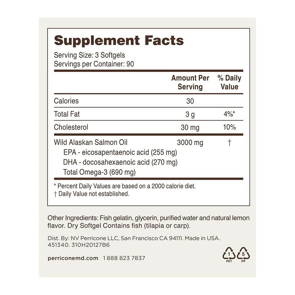 Perricone MD Omega 3 Supplements - 30 Day 4