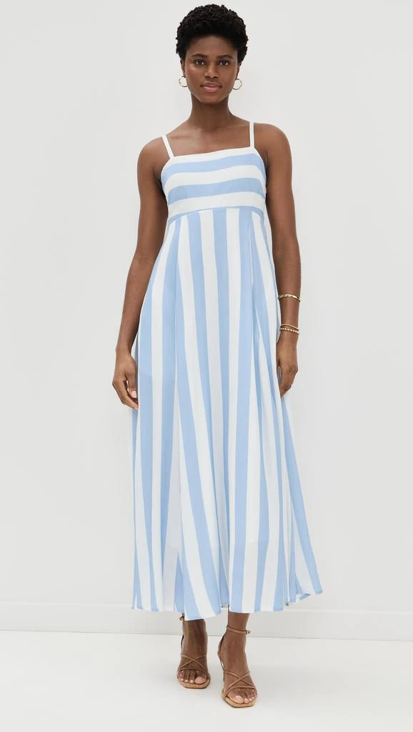 beach riot rianne dress Boho Long Sleeve White Beach Dress – The Burner Shop main image 0