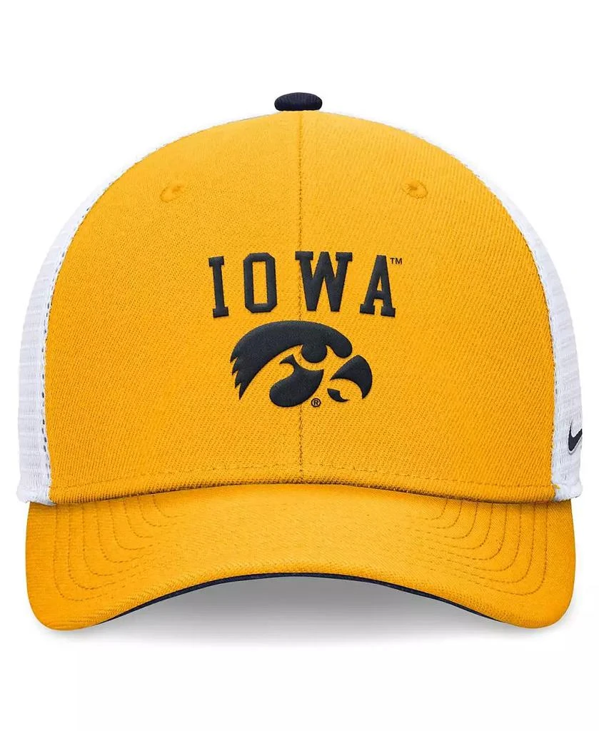 Nike Men's Gold Iowa Hawkeyes Letter Logo Trucker Adjustable Hat 4