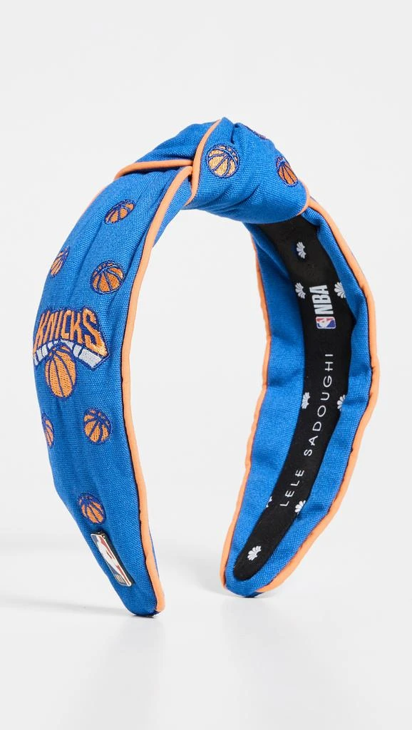 Lele Sadoughi Lele x New York Knicks Embroidered Headband 1