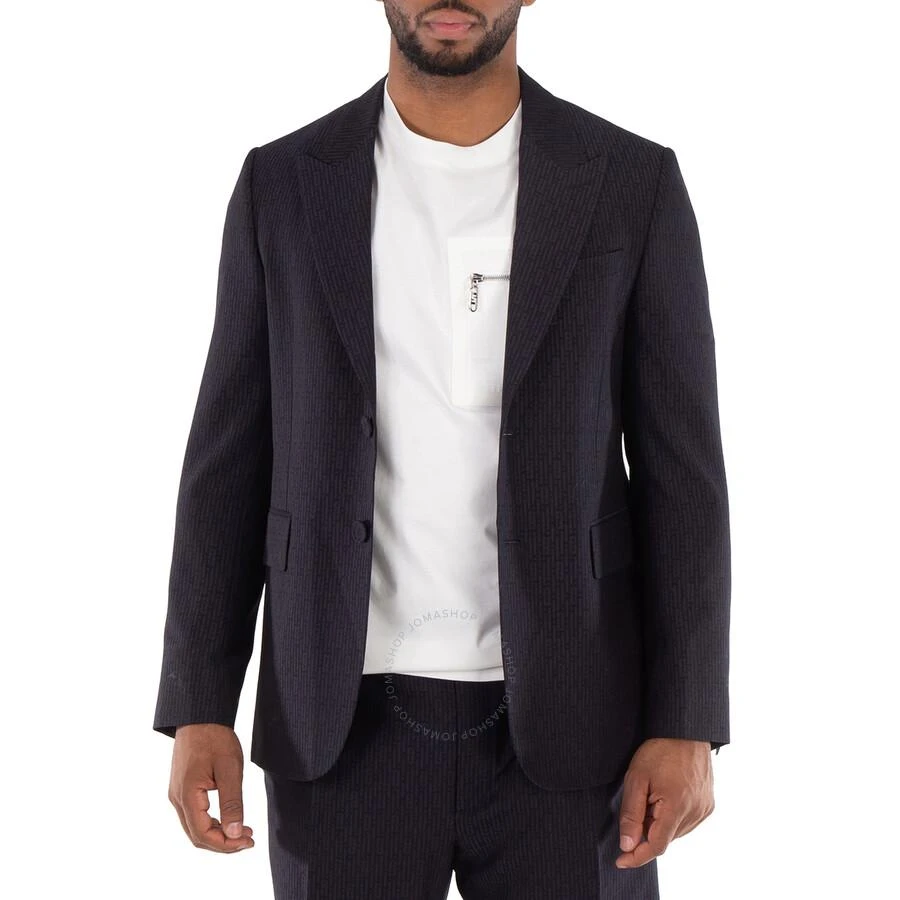 Fendi Ff Motif Long Sleeve Wool Jacket 1