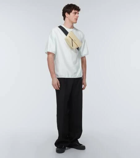 Jil Sander Leather-trimmed canvas belt bag 7