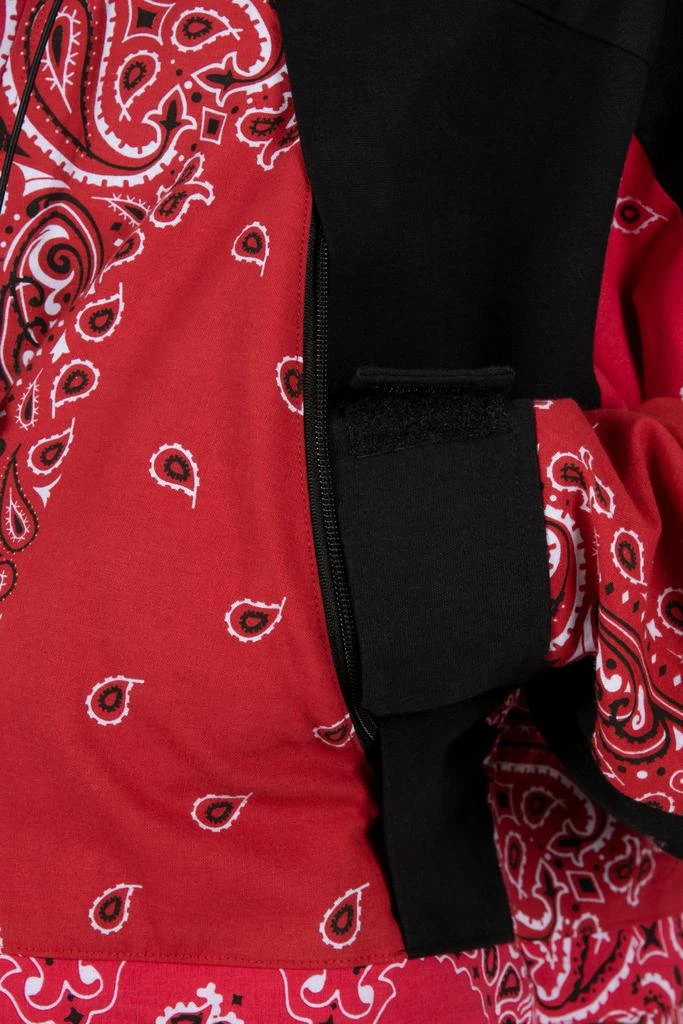 MNML Hooded Bandana Jacket - Red 7