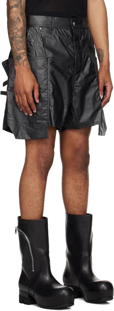 Rick Owens Black Concordians Stefan Cargo Shorts 2