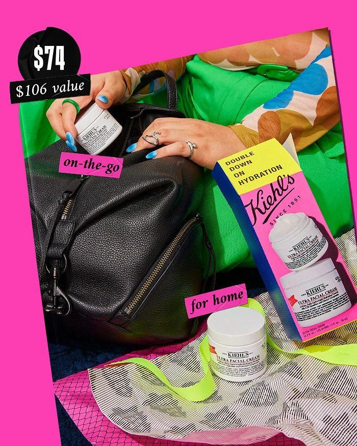Kiehl's Double Down On Hydration with Ultra Facial Cream Gift Set ($106 value) 8