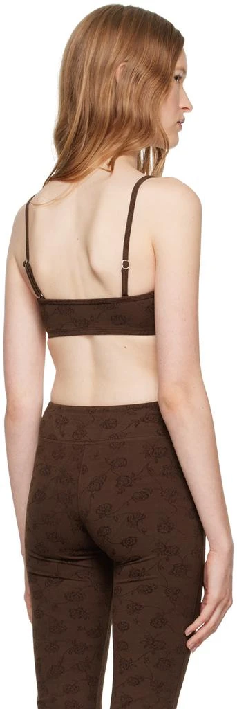 Frankies Bikinis Brown Reine Shine Bralette 3