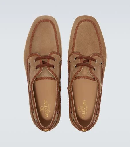 Valentino Palm Avenue leather boat shoes 4